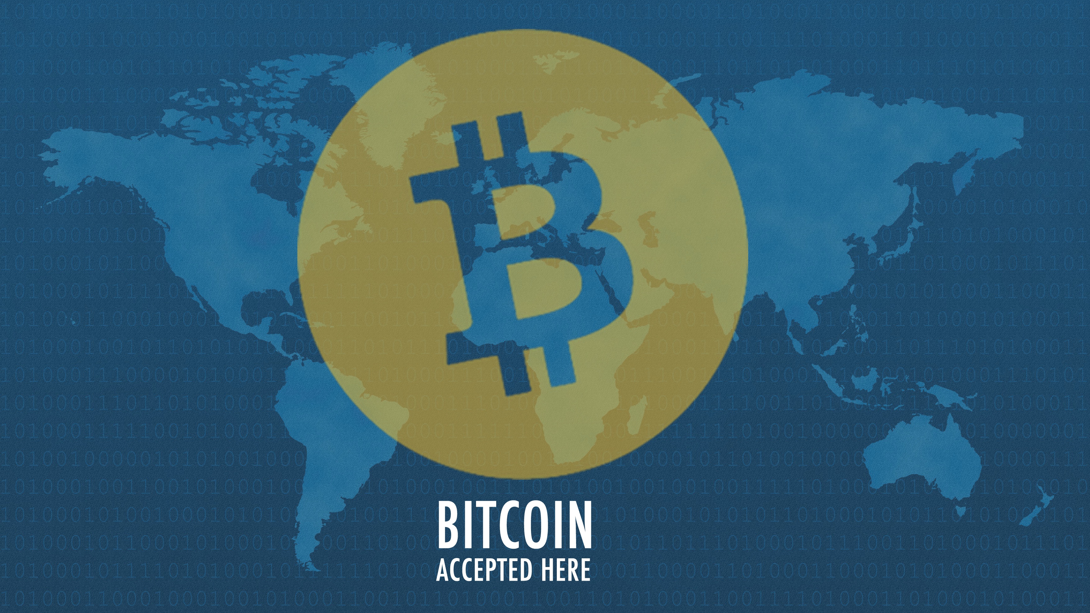 Bitcoin Accepted Here World