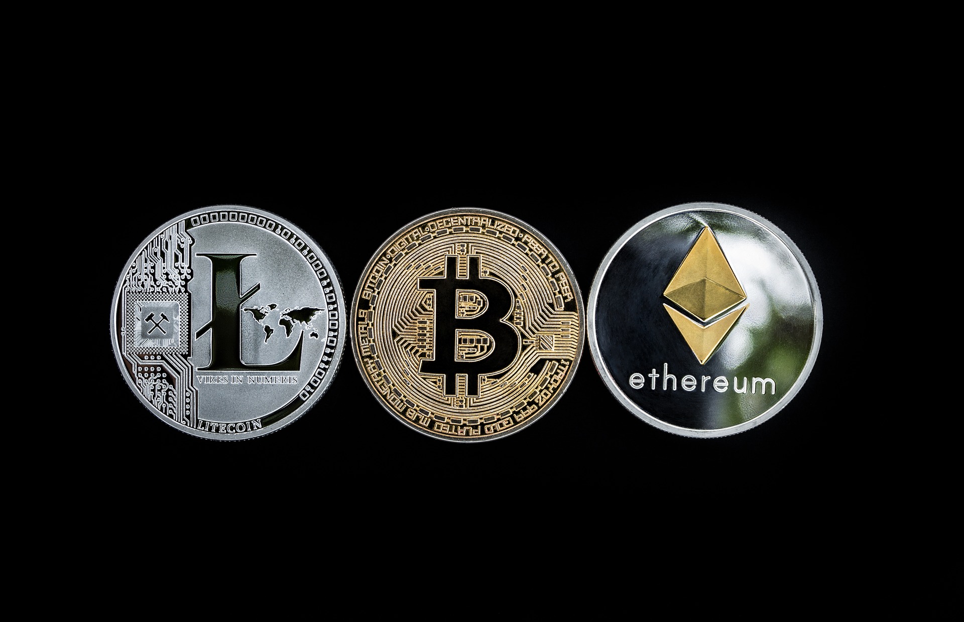 Litecoin Bitcoin Ethereum