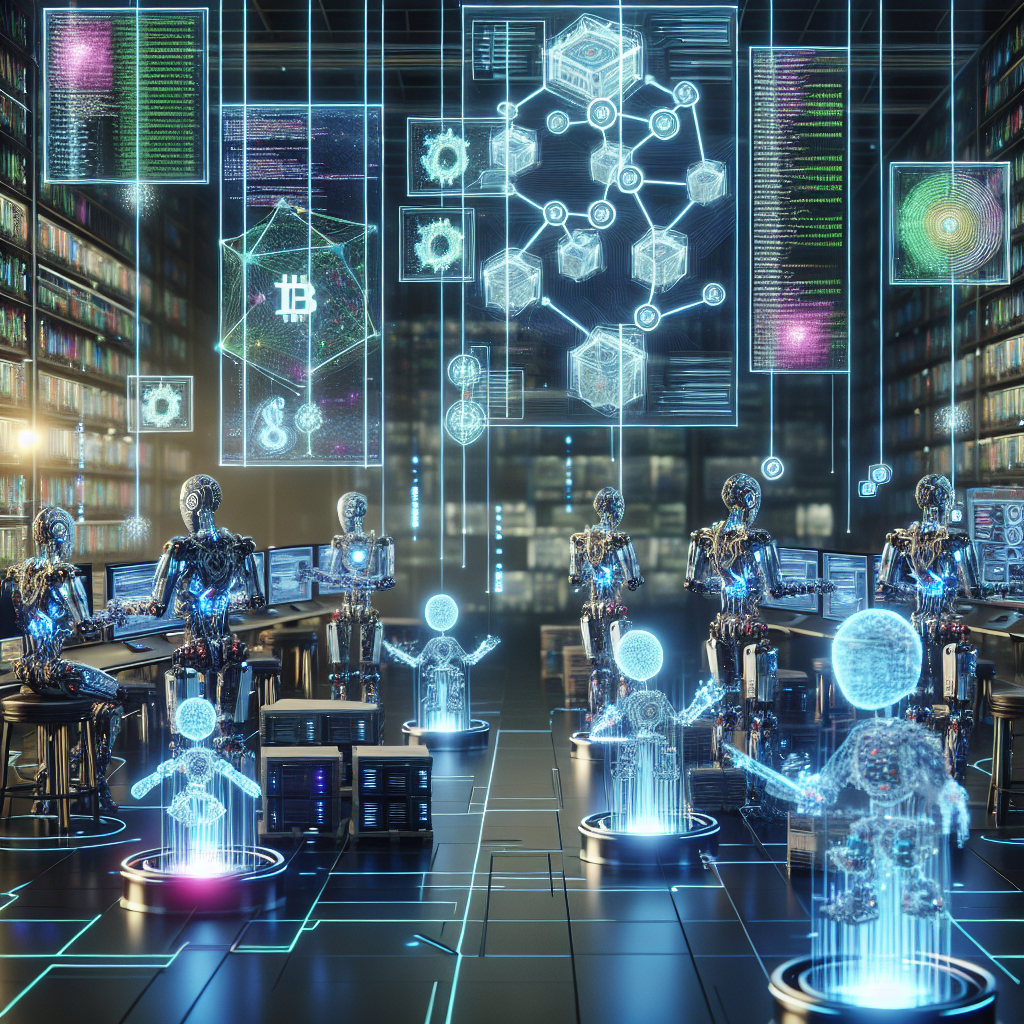 AI botar i ett bibliotek