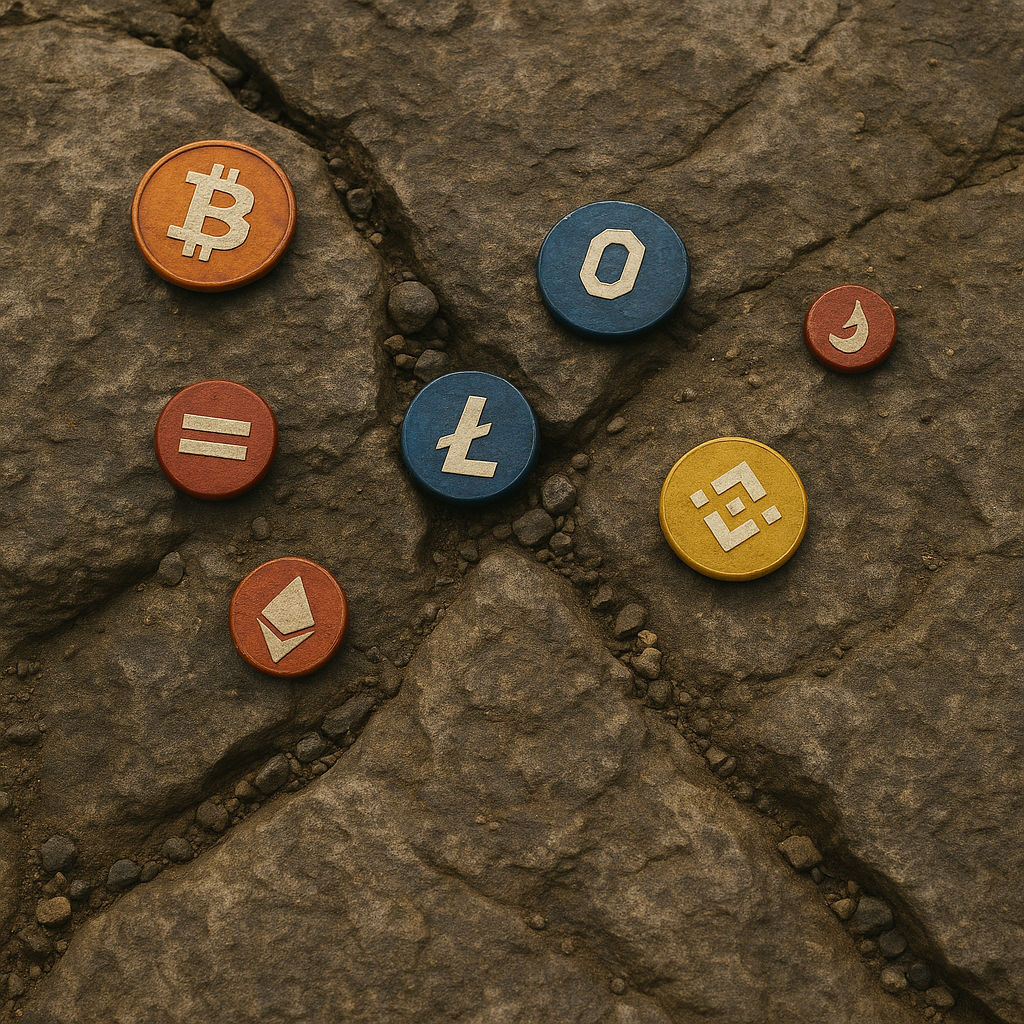 Rocks and cryptocurrencies.