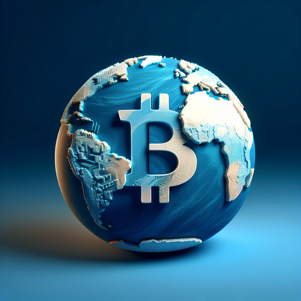 Bitcoin in the middle of the world