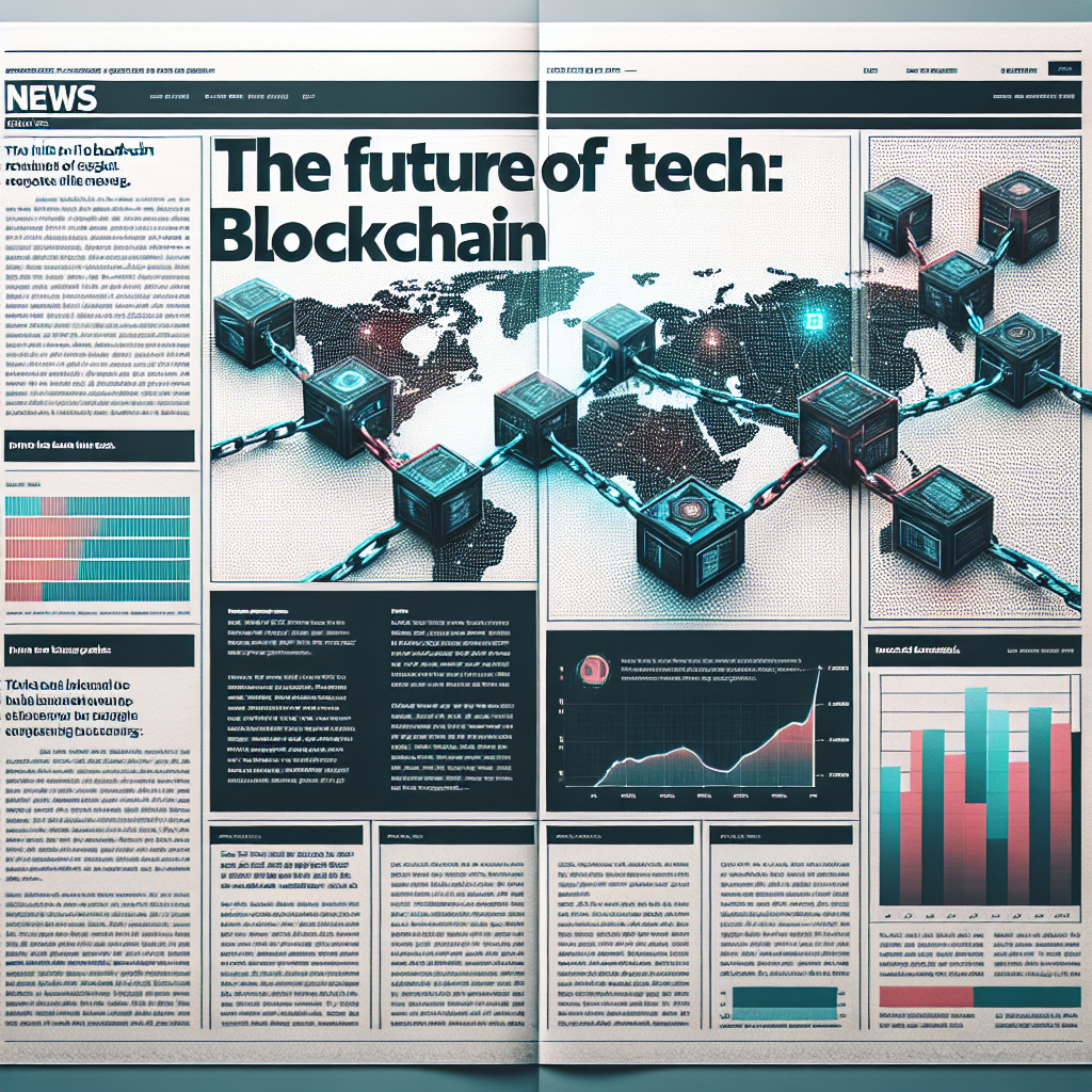 Blockchain in a newspaper