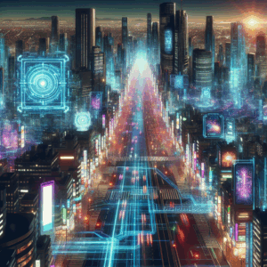 AI Vision of a future digital city